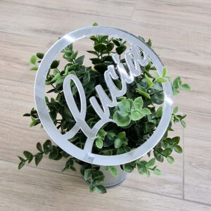 Fuoriporta con nome in plexiglass