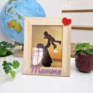 Cornice legno Mamma
