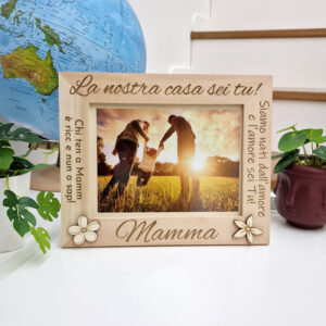 Cornice legno Mamma con dediche