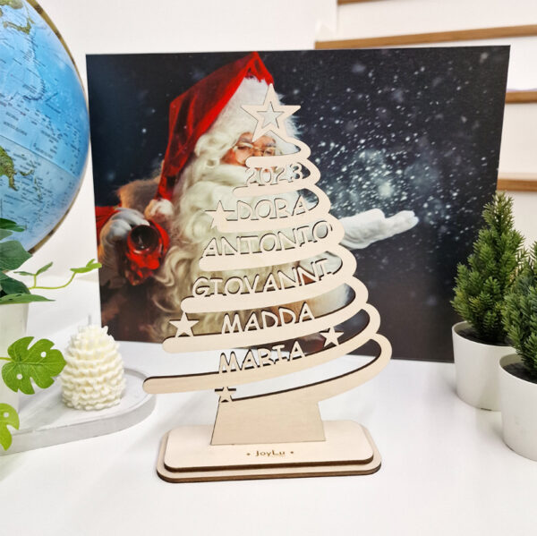 Albero di Natale con nomi