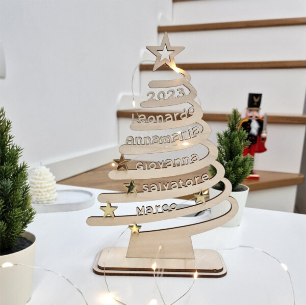 Albero di Natale con nomi - immagine 3