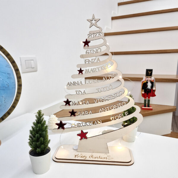 Albero di Natale con nomi - immagine 5