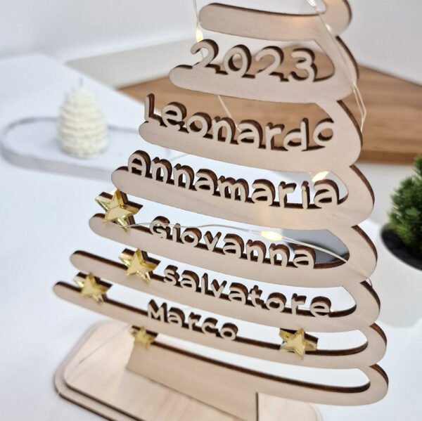 Albero di Natale con nomi - immagine 4