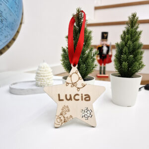 Pallina di Natale forma Stella