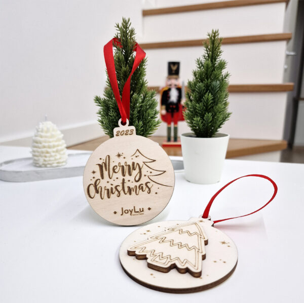 Pallina di Natale bifacciale - immagine 2
