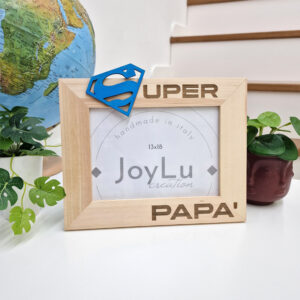 Cornice in legno Super Papà