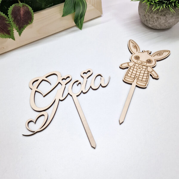 Cake topper Nome + Bing - immagine 3