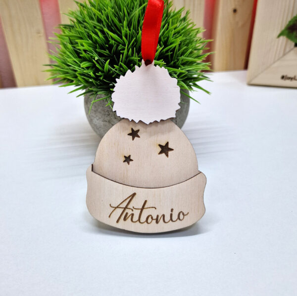 Pallina di natale "cappello"