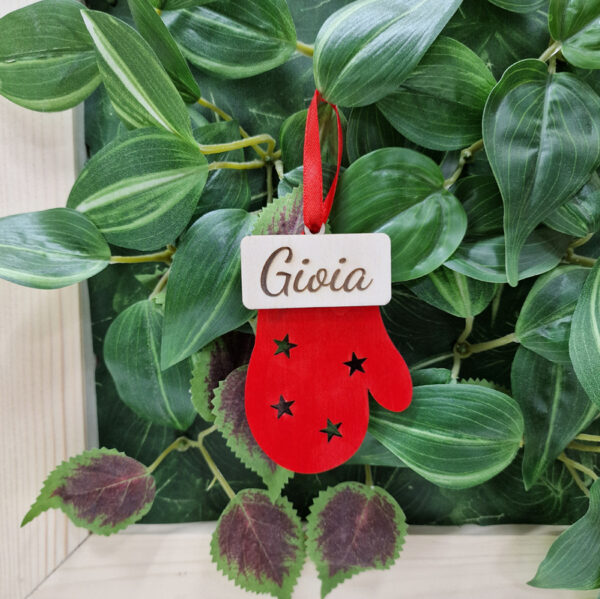Pallina di natale "guanto" - immagine 2