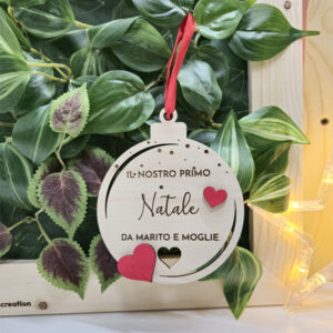 Pallina "Il nostro primo Natale"