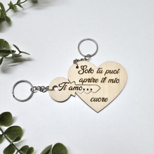 Portachiavi "La chiave del cuore"