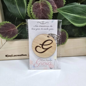 Portachiavi con iniziale